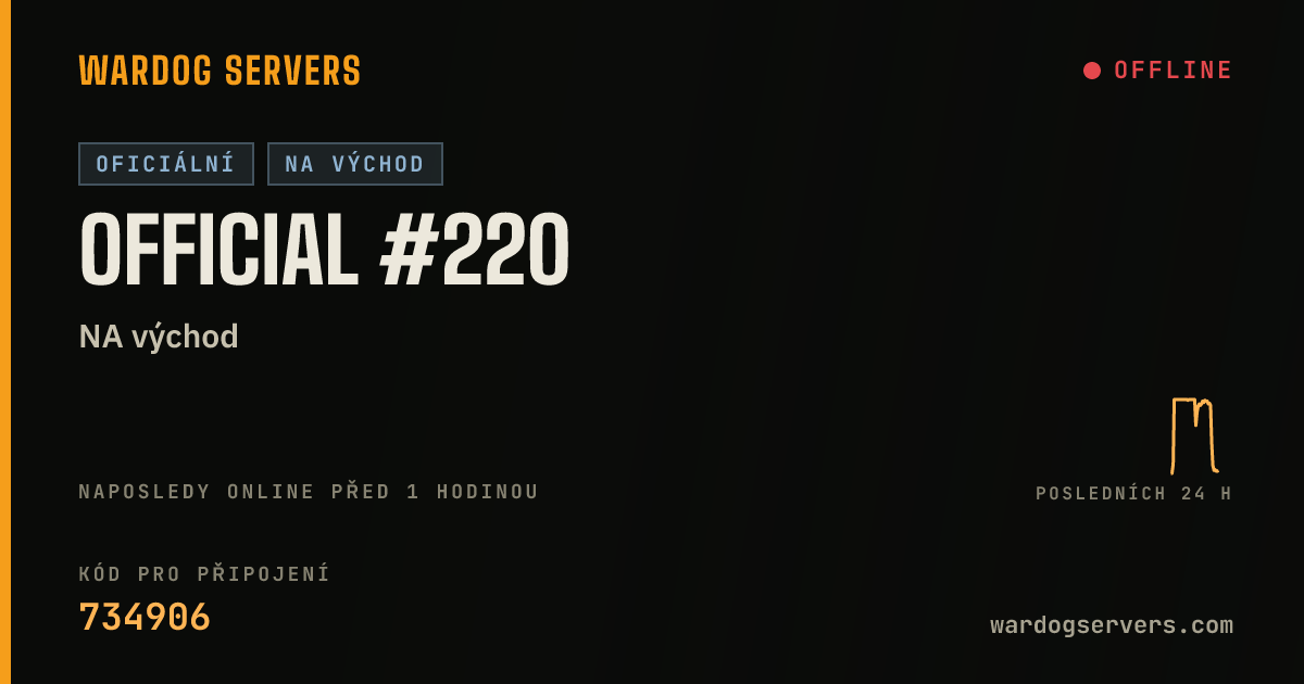 Živý stavový banner serveru Official #220