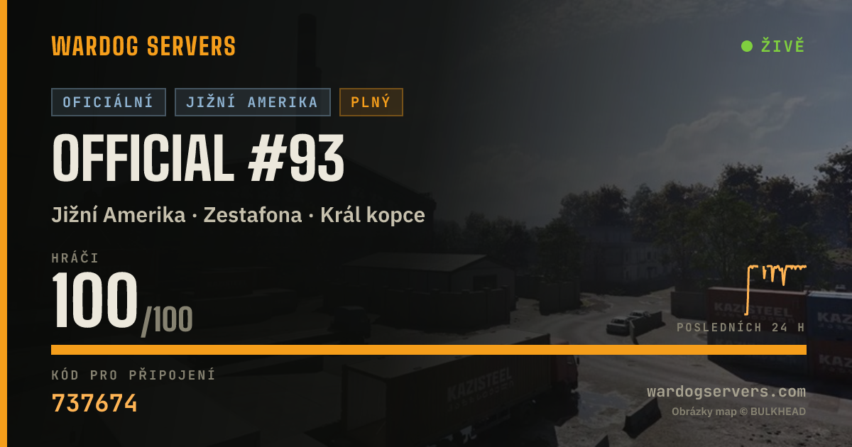 Živý stavový banner serveru Official #93