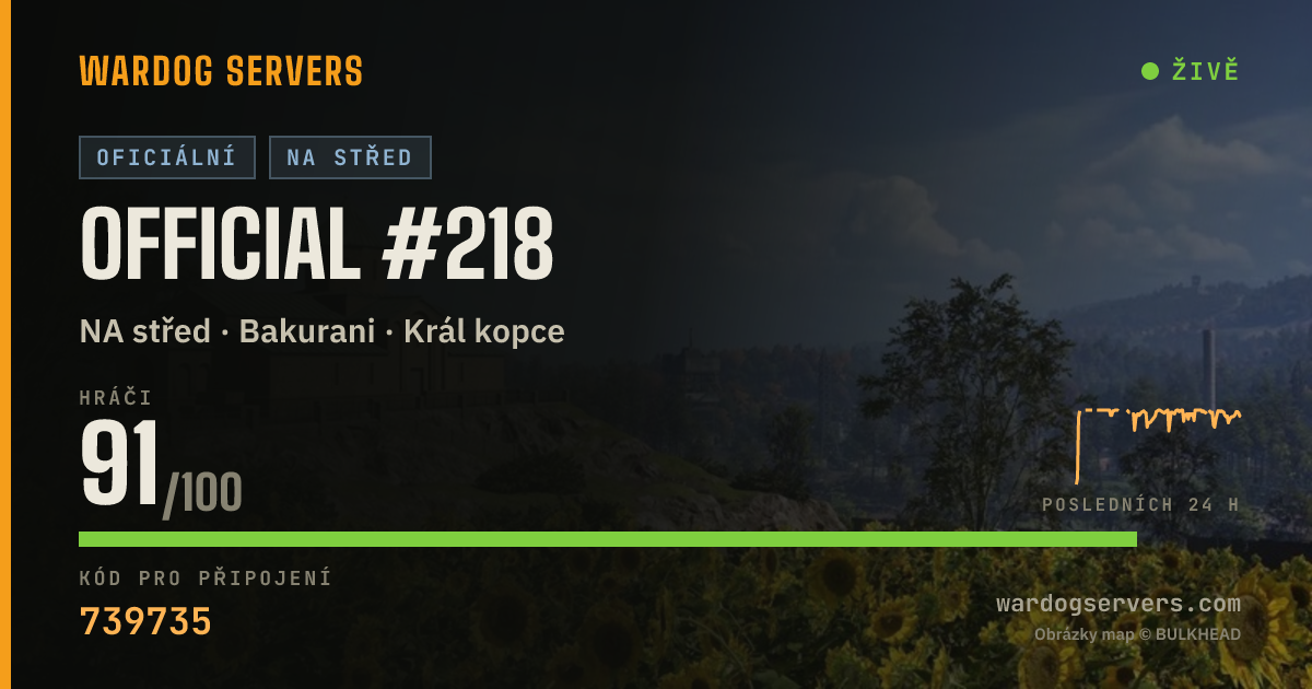 Živý stavový banner serveru Official #218