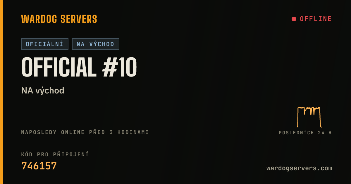 Živý stavový banner serveru Official #10