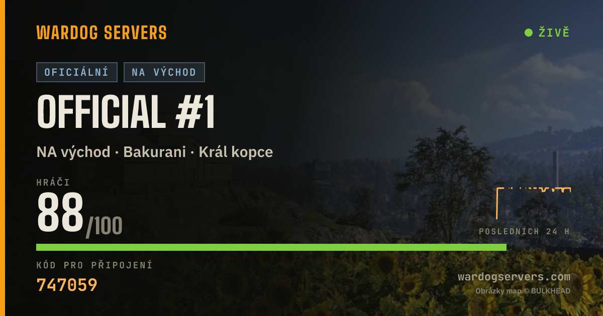 Živý stavový banner serveru Official #1