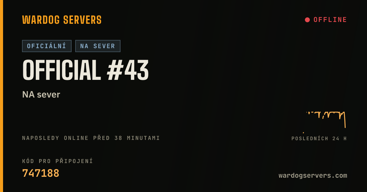 Živý stavový banner serveru Official #43
