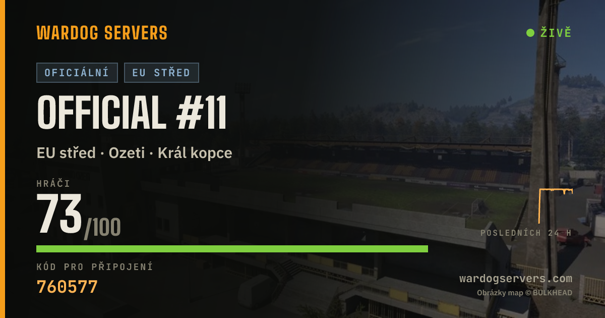 Živý stavový banner serveru Official #11