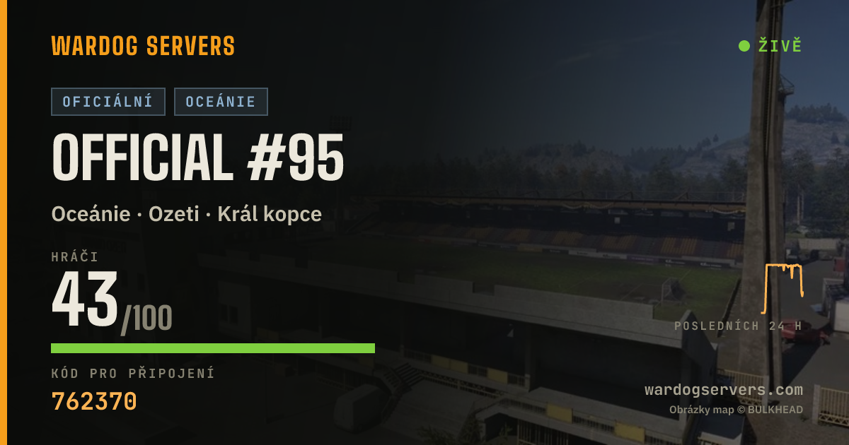 Živý stavový banner serveru Official #95