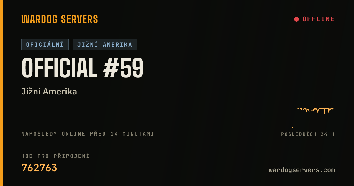 Živý stavový banner serveru Official #59