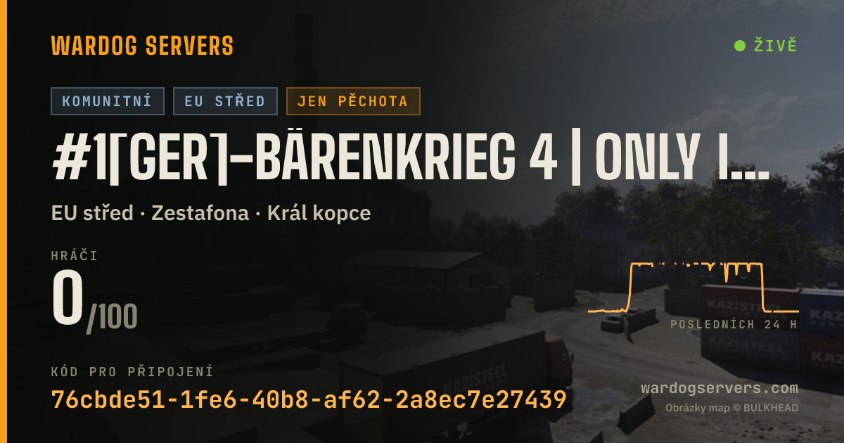 Živý stavový banner serveru #1[GER]-Bärenkrieg 4 | Only Infanterie