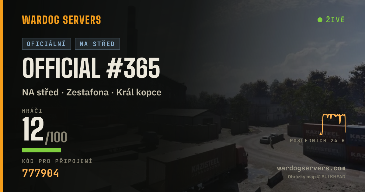 Živý stavový banner serveru Official #365