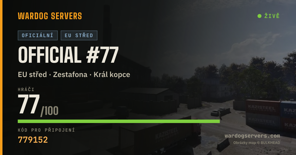 Živý stavový banner serveru Official #77