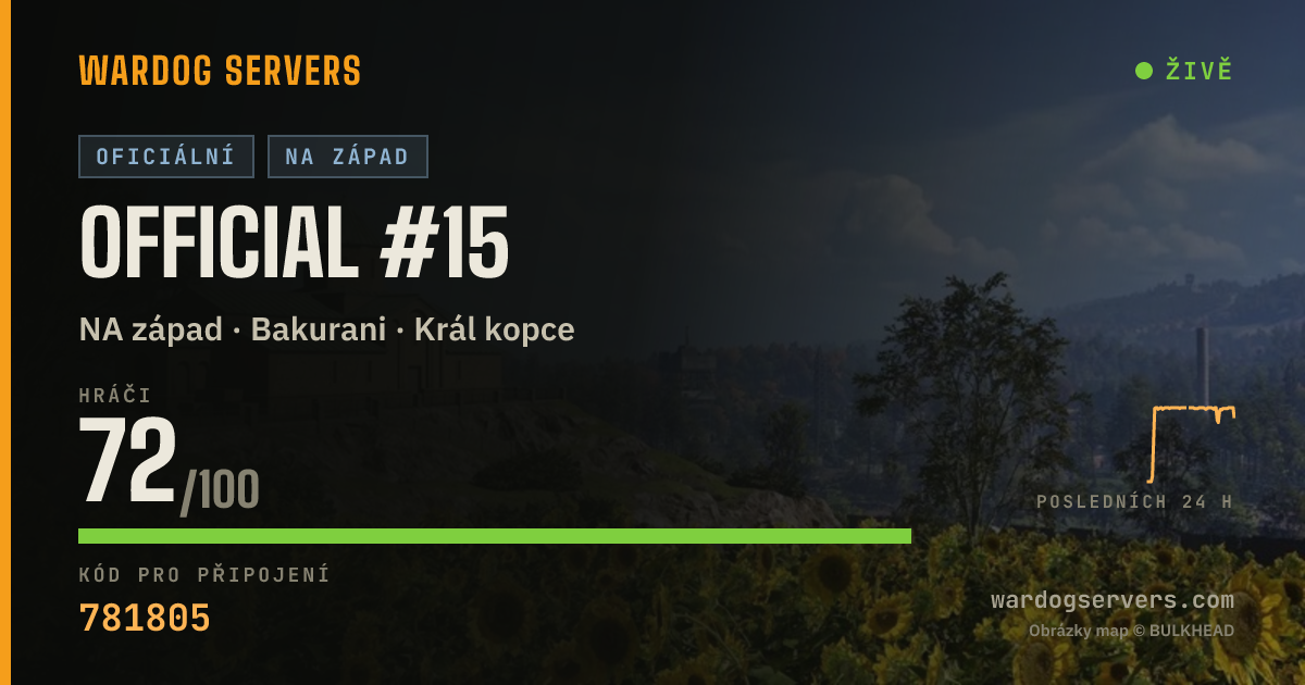 Živý stavový banner serveru Official #15