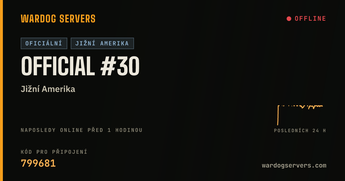 Živý stavový banner serveru Official #30