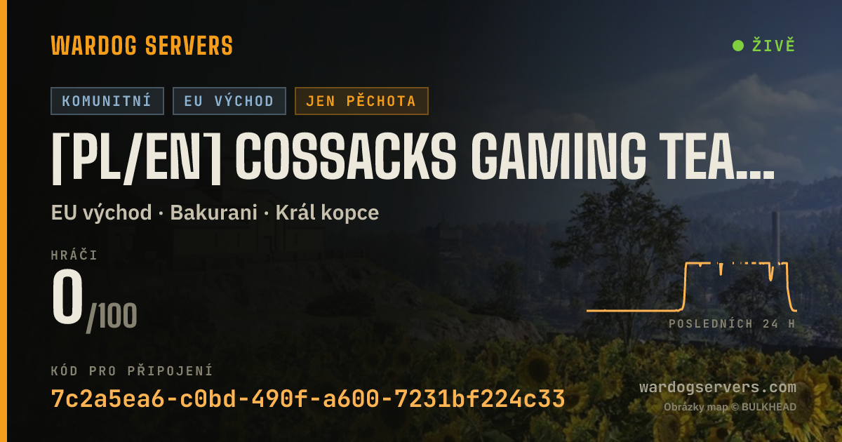Živý stavový banner serveru [PL/EN] Cossacks Gaming Team Infantry Only