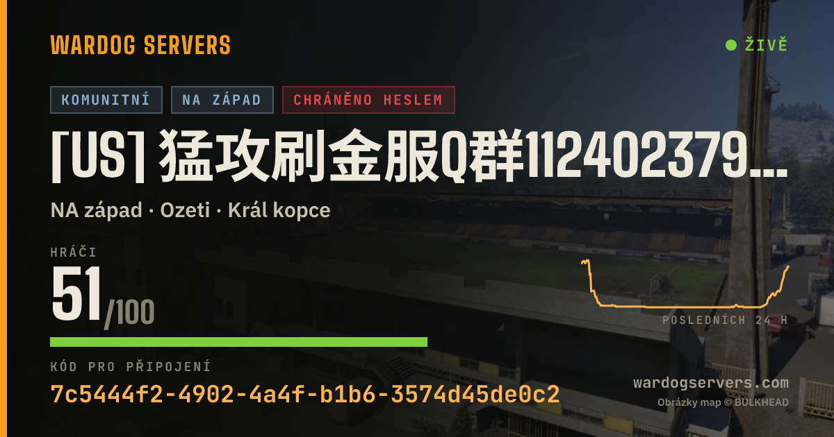 Živý stavový banner serveru [US] 猛攻刷金服q群1124023793公益免费进群拿密码