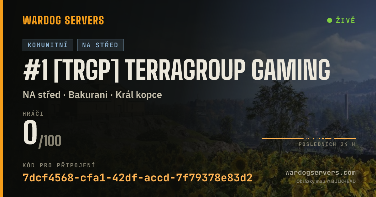 Živý stavový banner serveru #1 [TRGP] TERRAGROUP GAMING