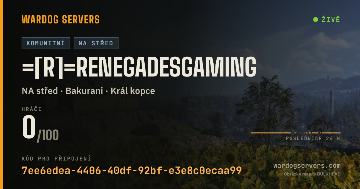 Živý stavový banner serveru =[R]=RenegadesGaming