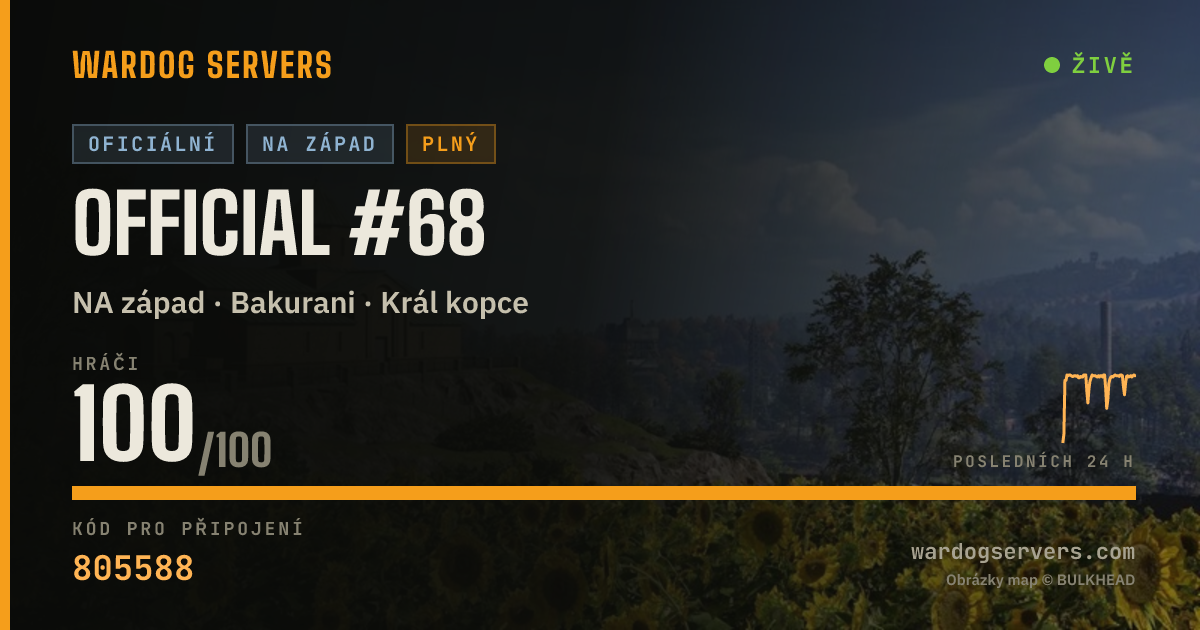 Živý stavový banner serveru Official #68