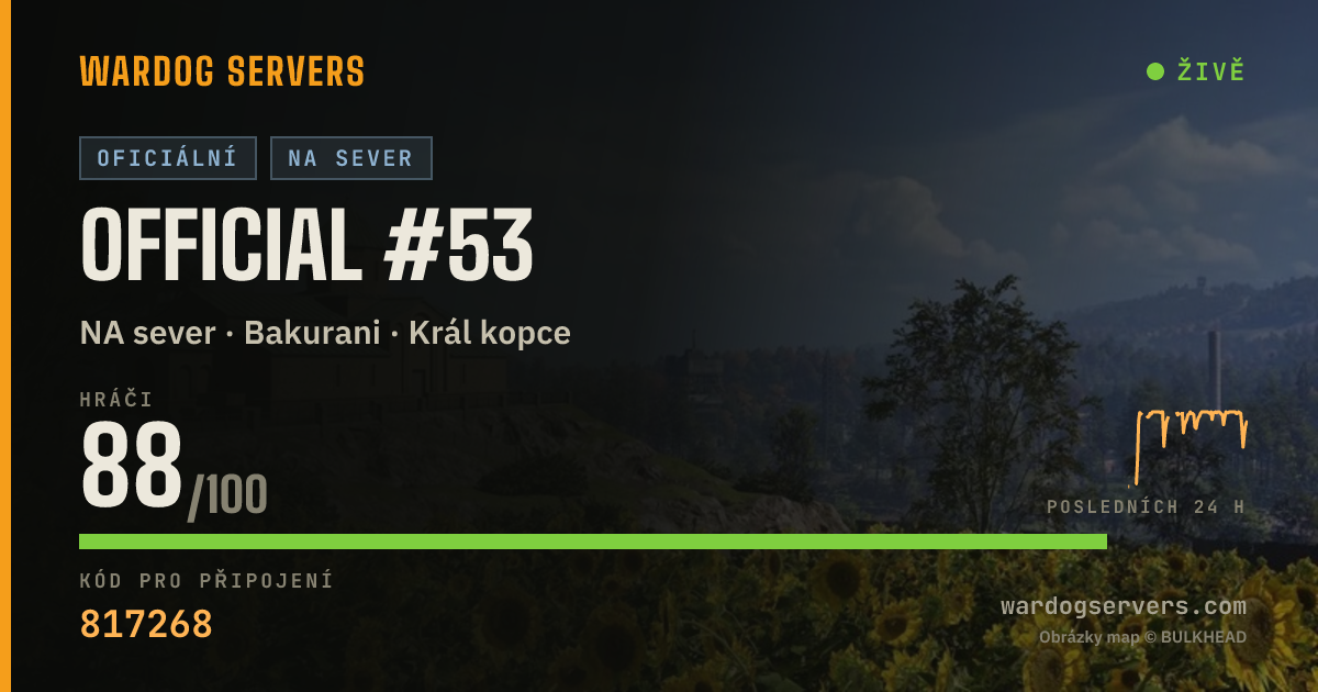 Živý stavový banner serveru Official #53