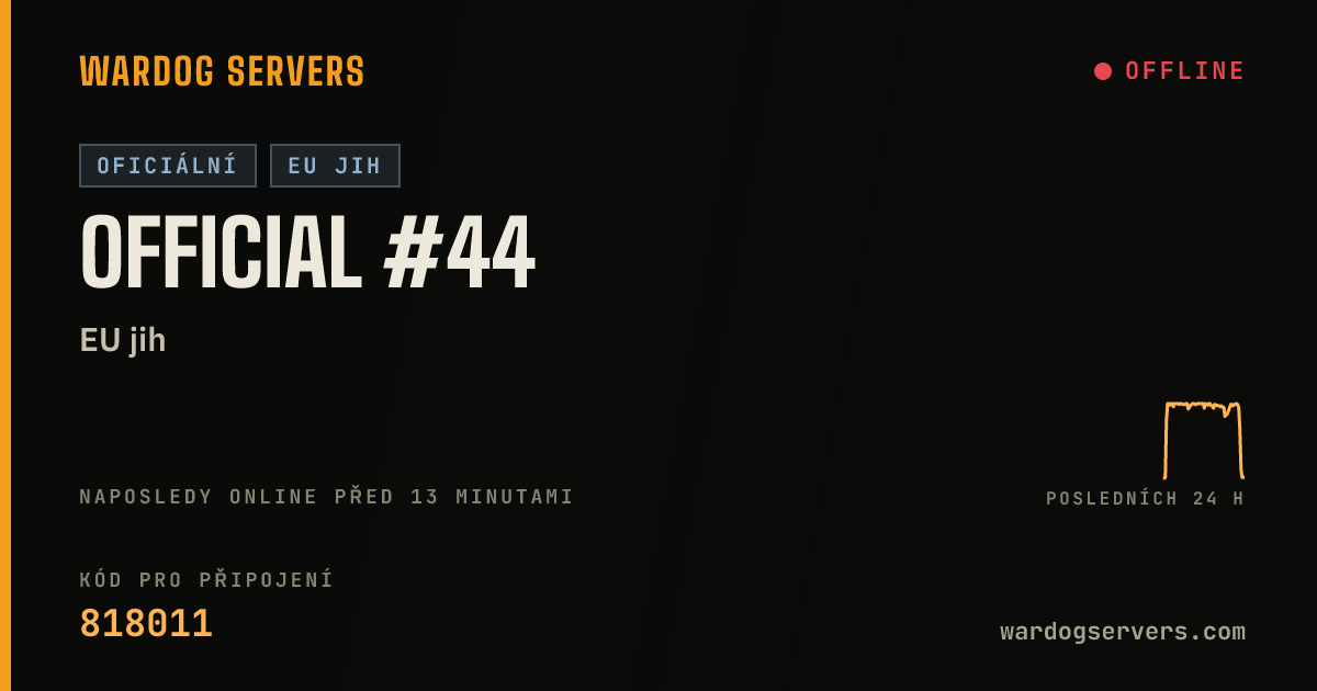Živý stavový banner serveru Official #44