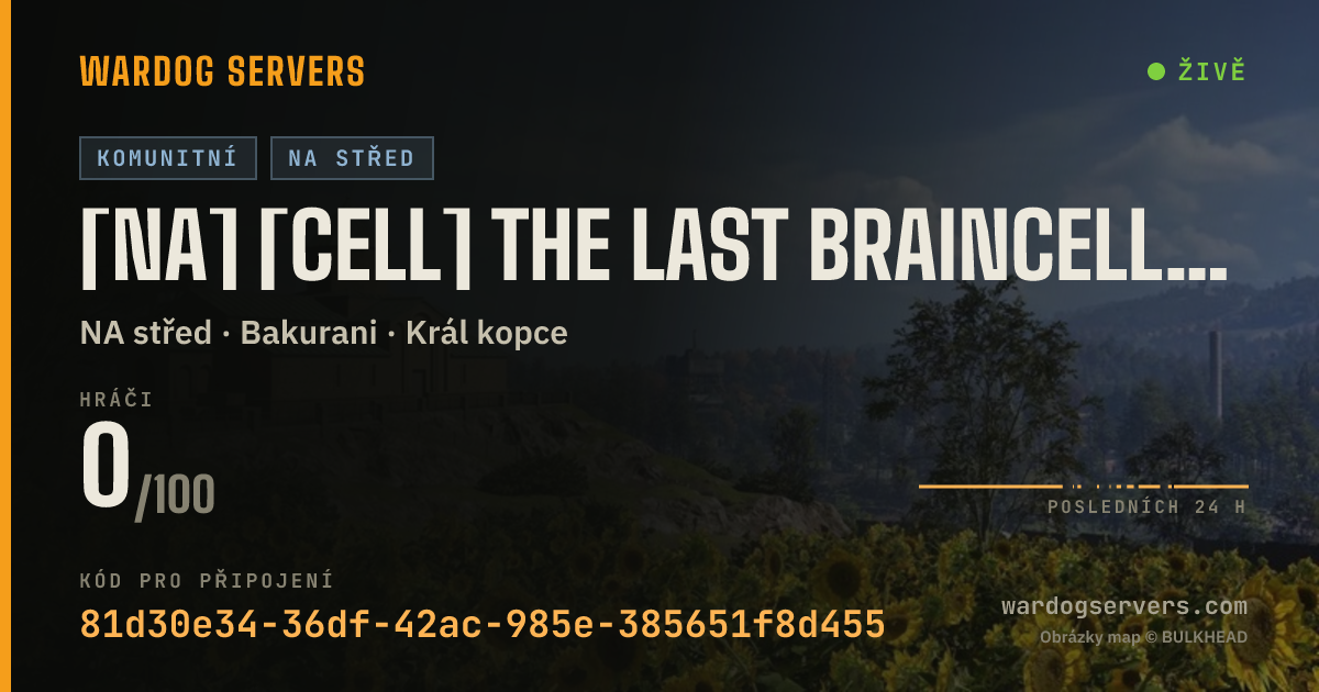 Živý stavový banner serveru [NA] [CELL] The Last Braincells / Active Admins