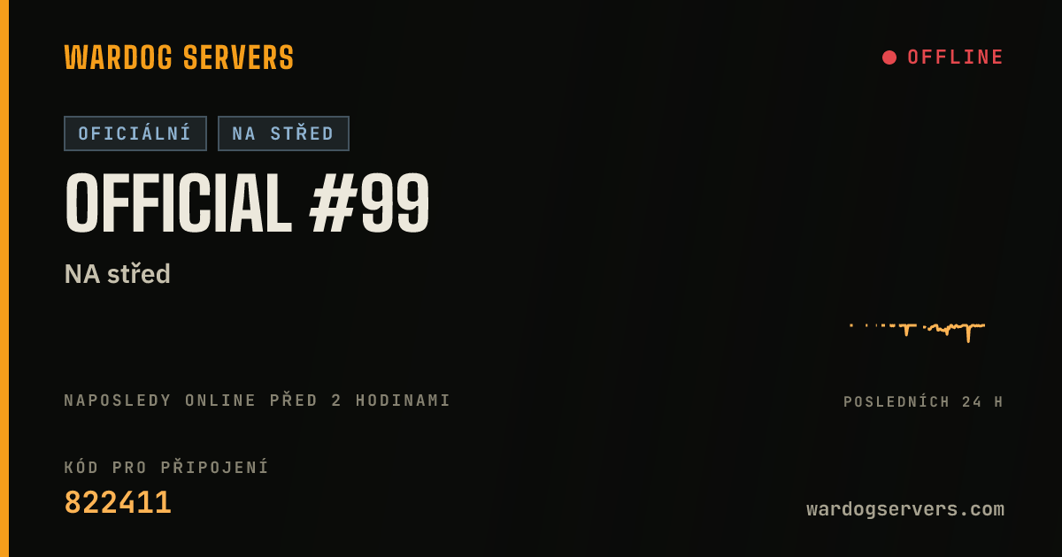 Živý stavový banner serveru Official #99