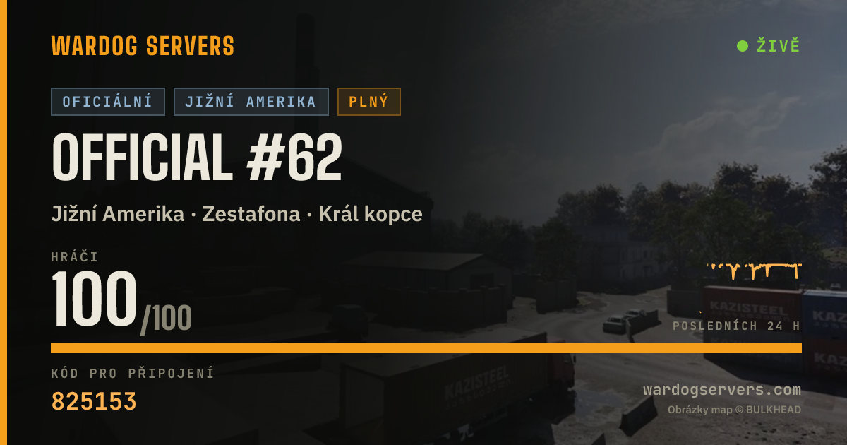 Živý stavový banner serveru Official #62