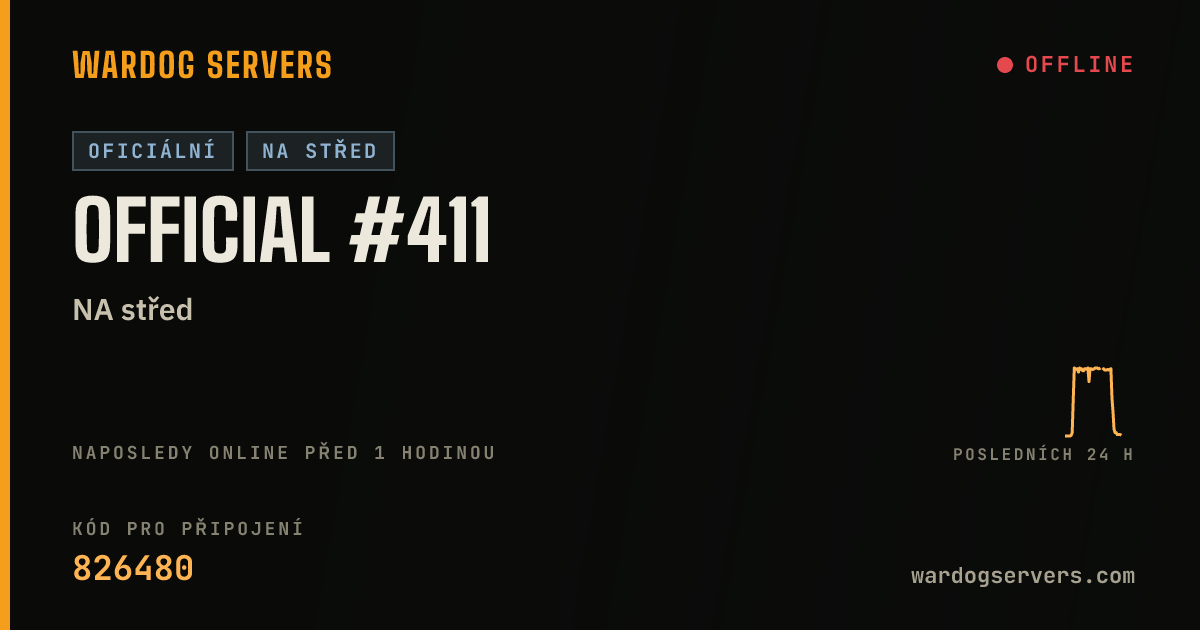 Živý stavový banner serveru Official #411