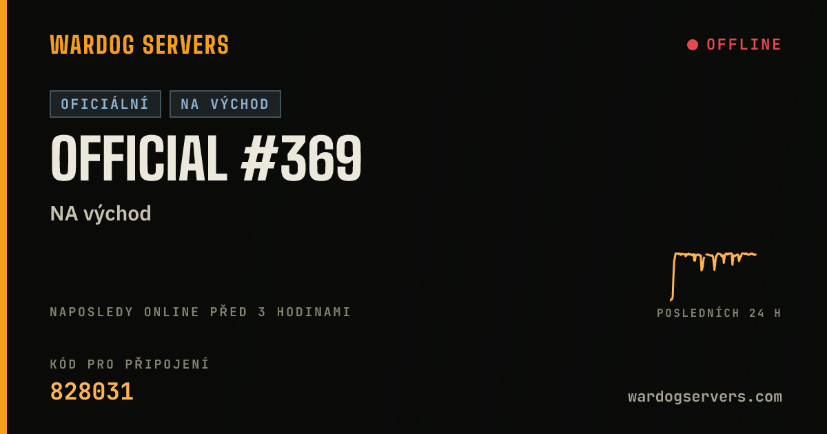 Živý stavový banner serveru Official #369