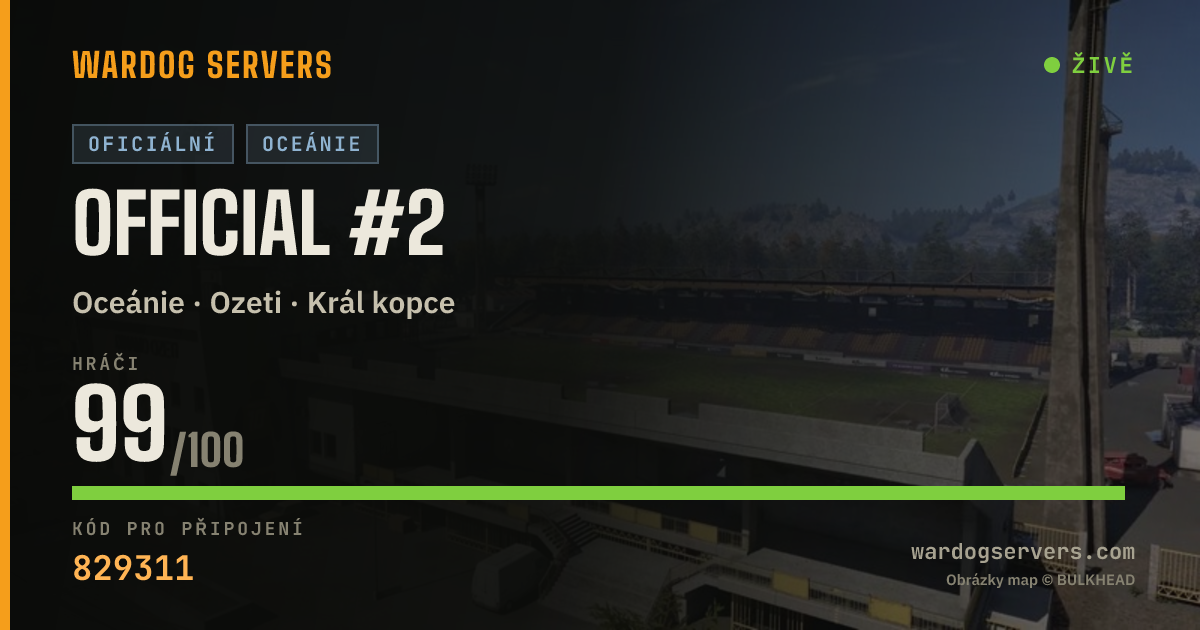 Živý stavový banner serveru Official #2
