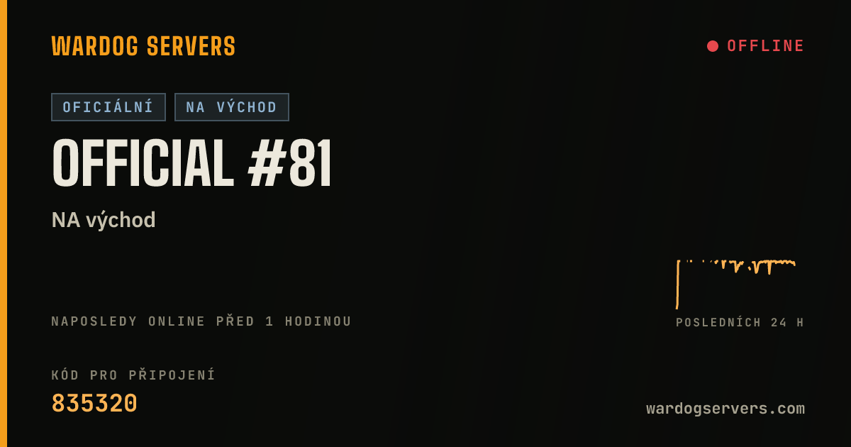 Živý stavový banner serveru Official #81