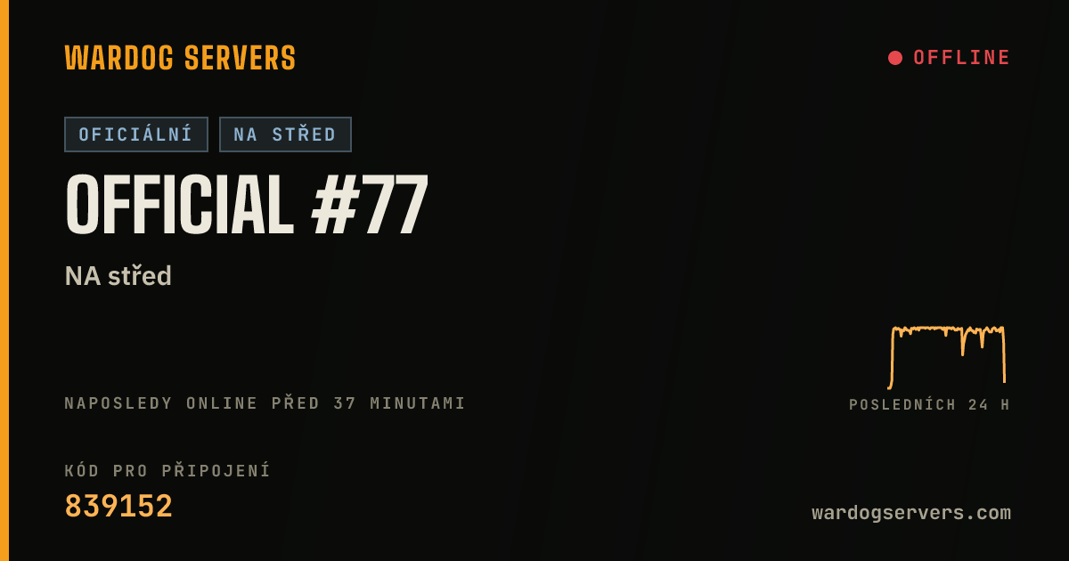 Živý stavový banner serveru Official #77