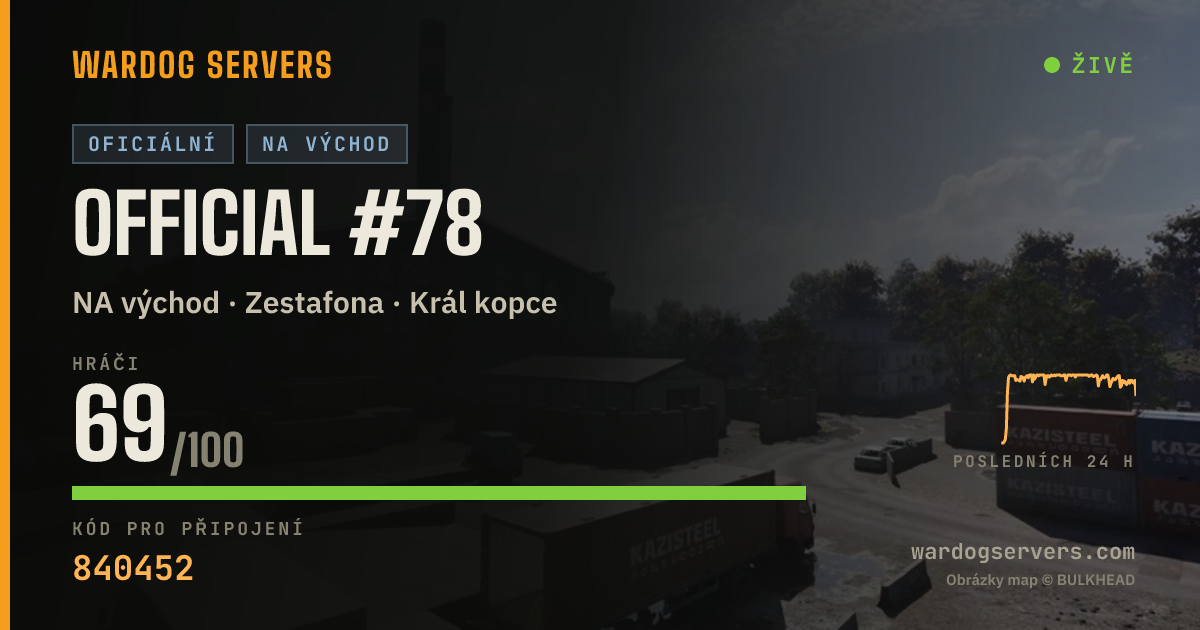 Živý stavový banner serveru Official #78