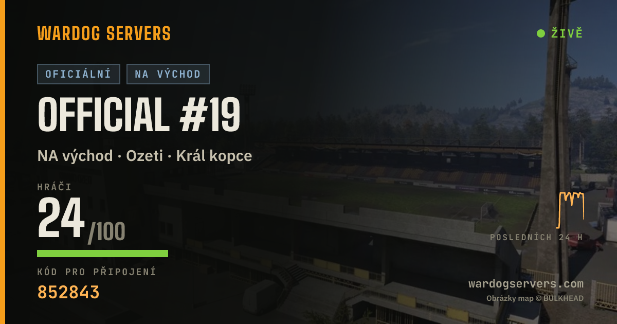 Živý stavový banner serveru Official #19
