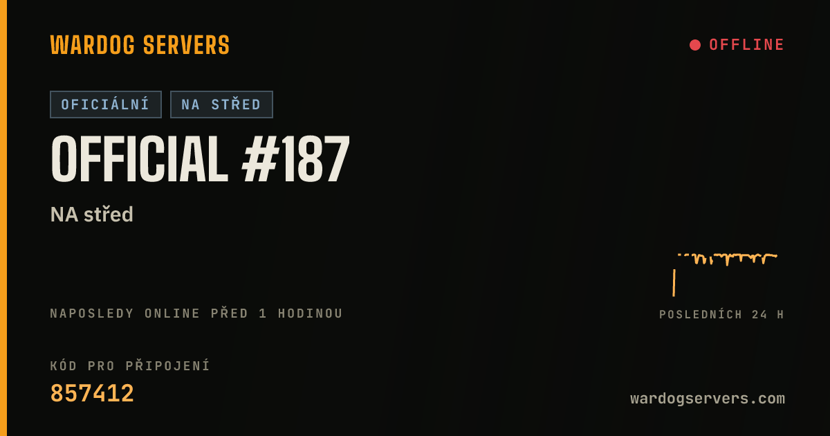 Živý stavový banner serveru Official #187