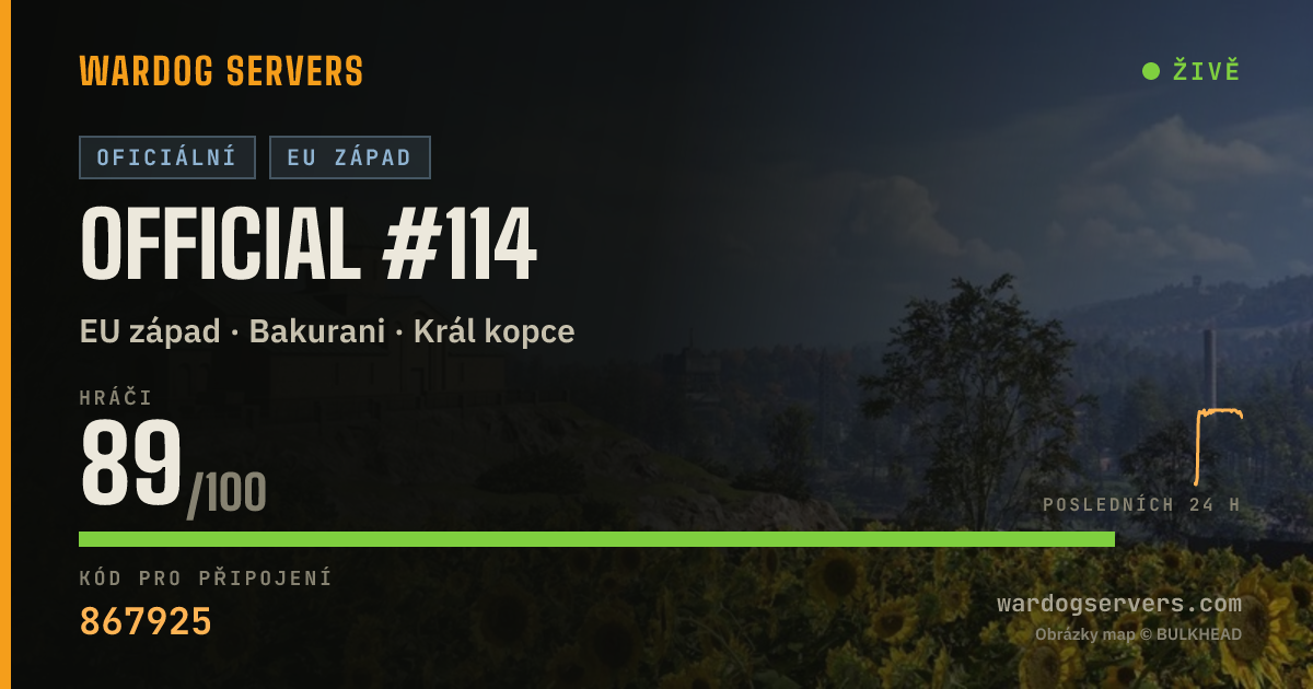 Živý stavový banner serveru Official #114