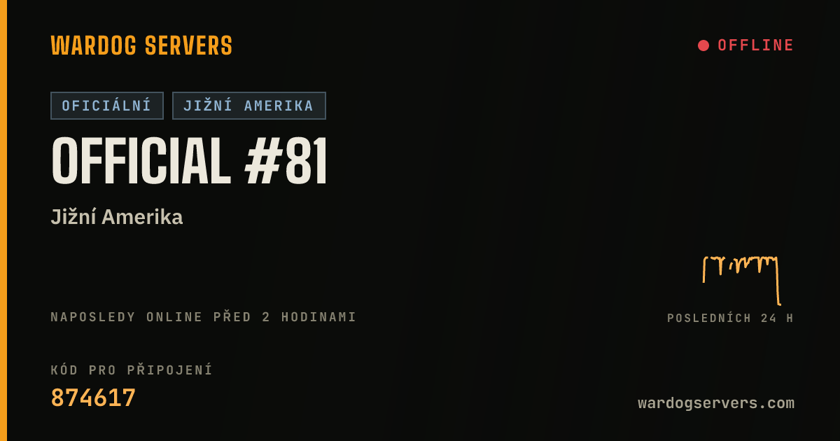 Živý stavový banner serveru Official #81