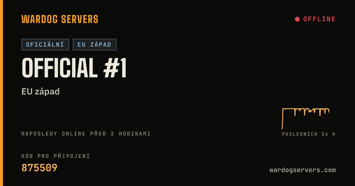 Živý stavový banner serveru Official #1