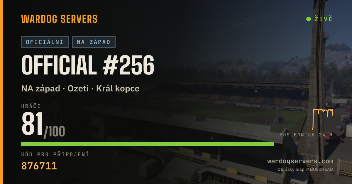 Živý stavový banner serveru Official #256