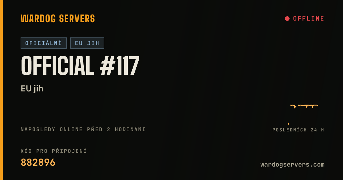 Živý stavový banner serveru Official #117
