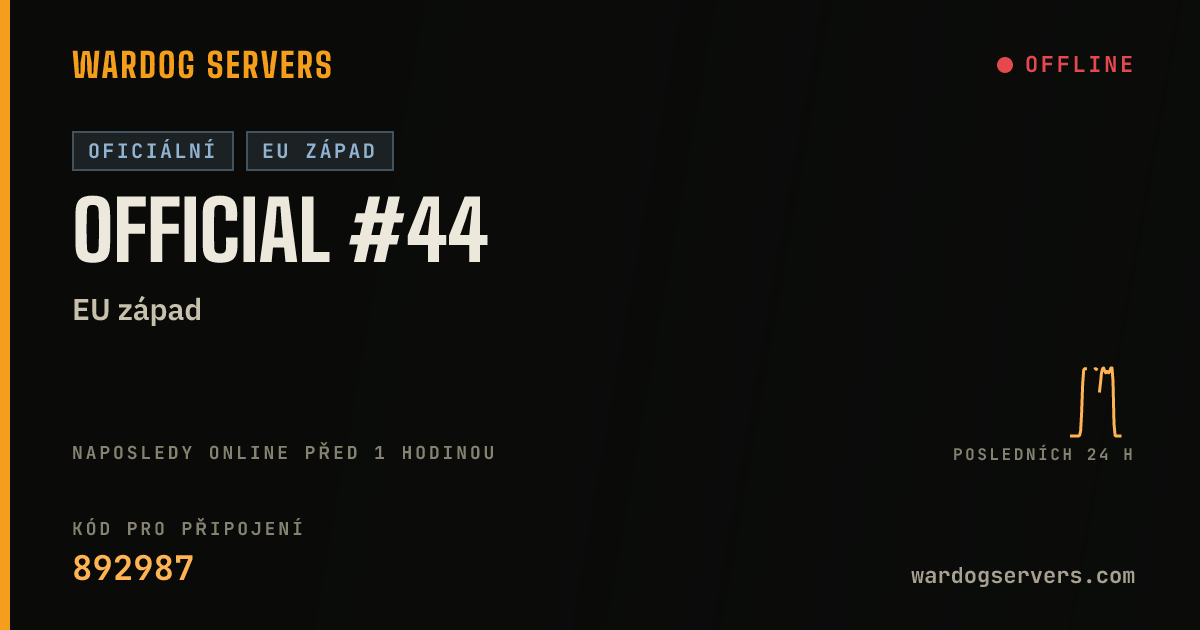 Živý stavový banner serveru Official #44