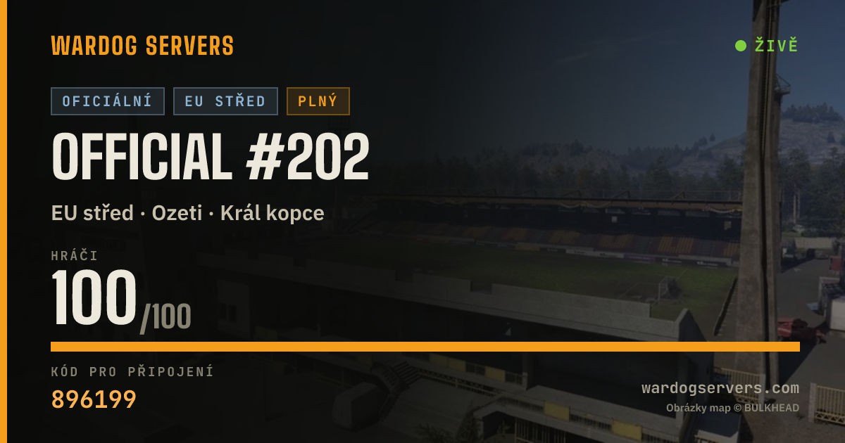 Živý stavový banner serveru Official #202