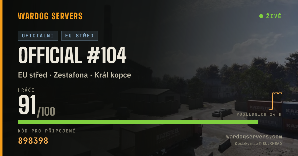 Živý stavový banner serveru Official #104