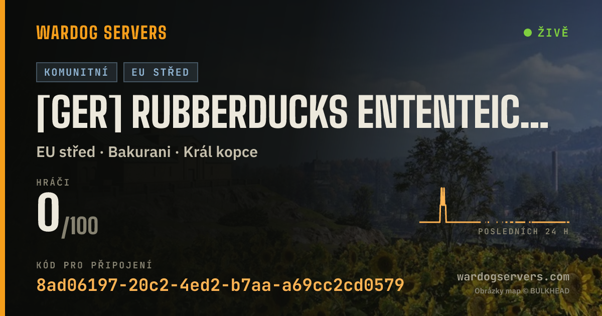 Živý stavový banner serveru [GER] RubberDucks Ententeich | TWITCH & YOUTUBE