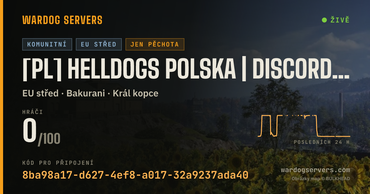 Živý stavový banner serveru [PL] HELLDOGS POLSKA | discord.gg/ArJF2C9rtW