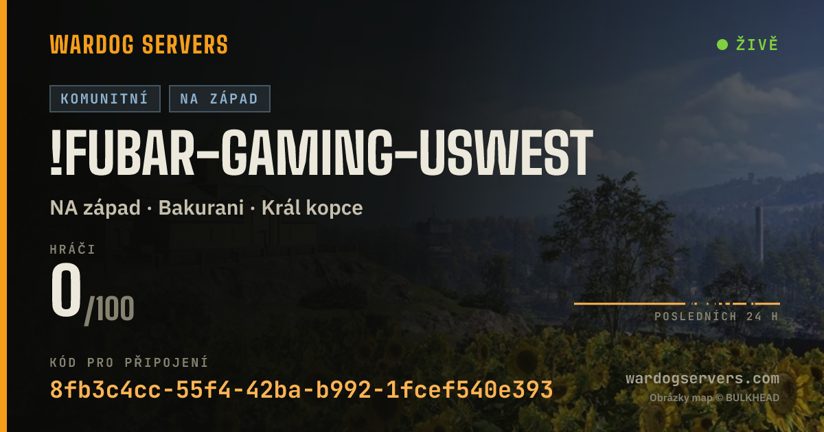 Živý stavový banner serveru !FUBAR-Gaming-USWEST