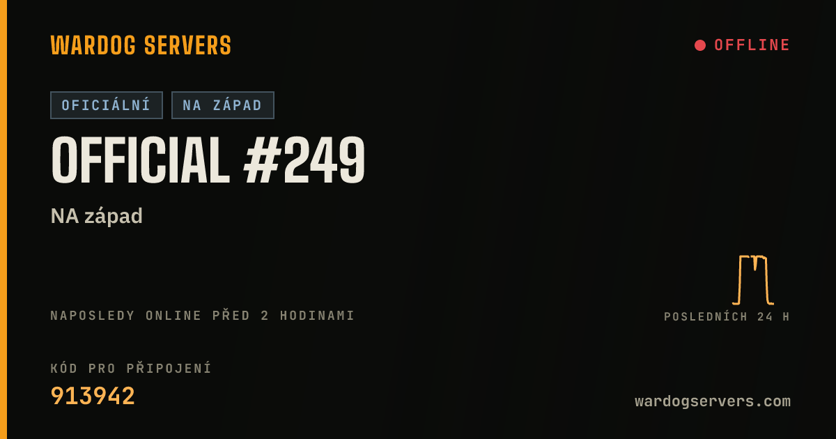 Živý stavový banner serveru Official #249