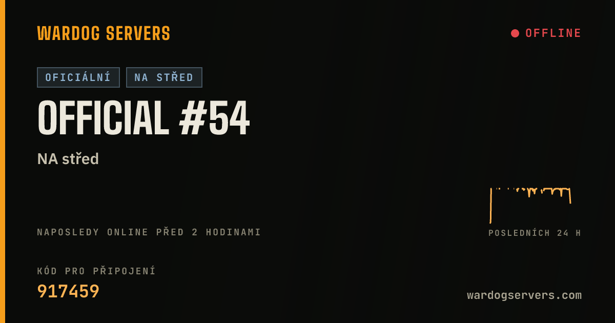 Živý stavový banner serveru Official #54