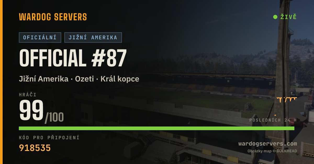 Živý stavový banner serveru Official #87