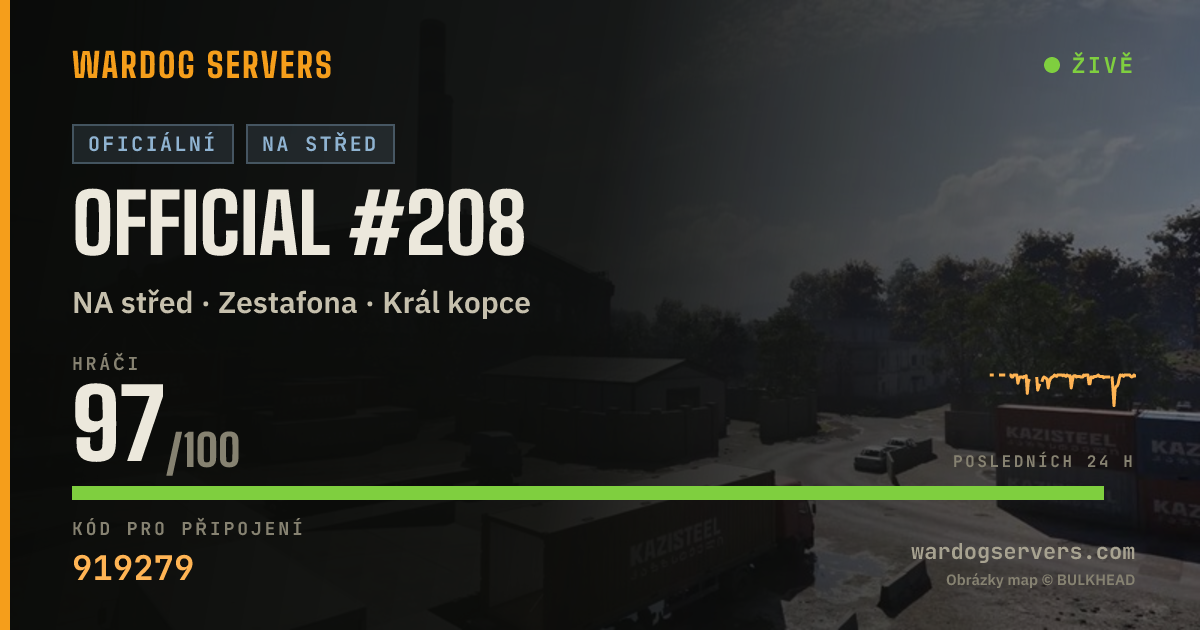 Živý stavový banner serveru Official #208