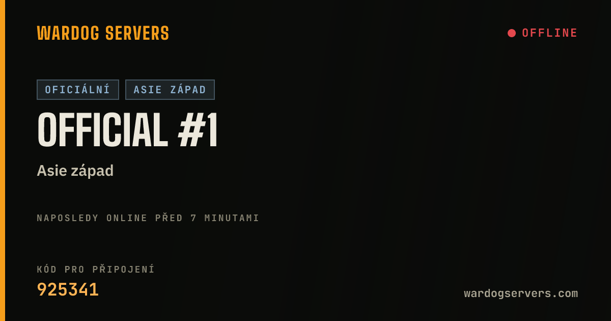 Živý stavový banner serveru Official #1
