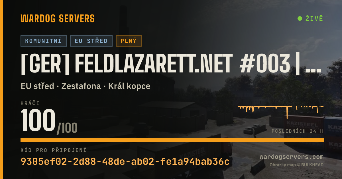 Živý stavový banner serveru [GER] Feldlazarett.net #003 | 32-36-87