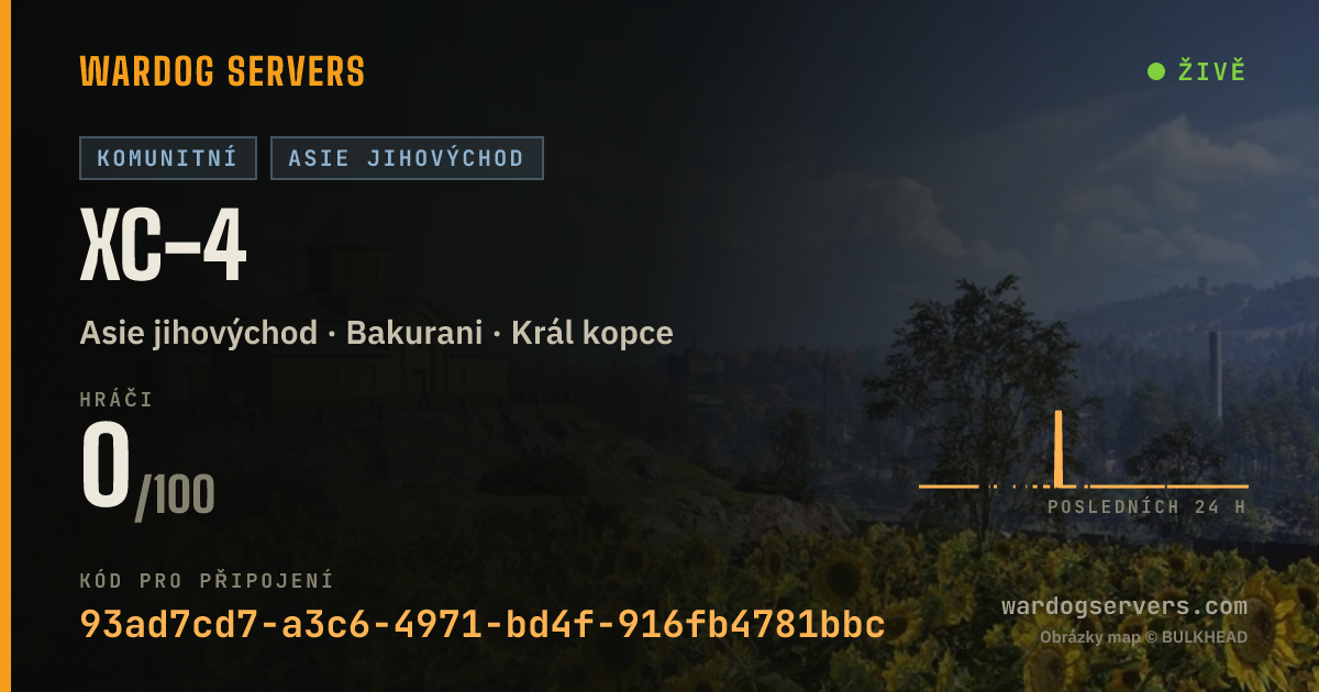Živý stavový banner serveru XC-4